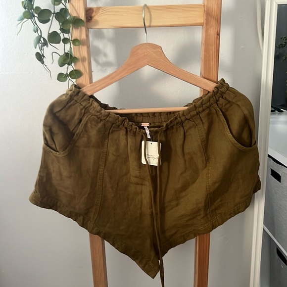Free People Pants - Free People Linen Shorts